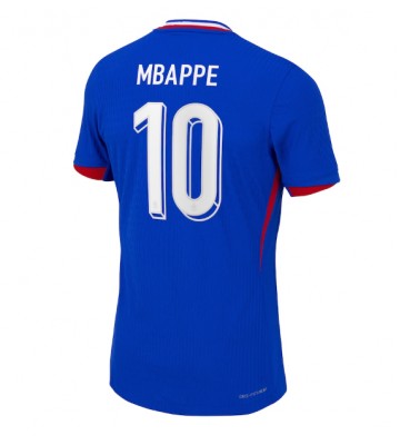 Francia Kylian Mbappe #10 Primera Equipación Eurocopa 2024 Manga Corta